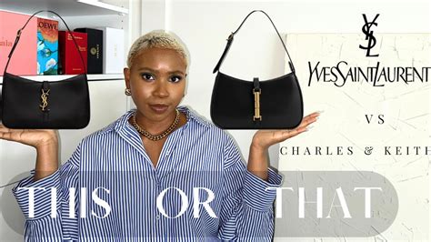 charles and keith ysl dupe|charles and keith dupe bag.